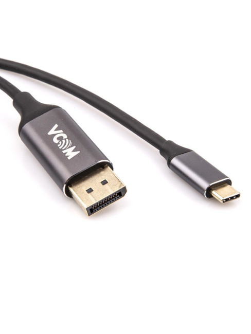 Кабель-адаптер USB 3.1 Type-Cm --> DP(m) 4K@60Hz, 1.8m , Aluminium Shell,VCOM <CU422MC-1.8M> VCOM USB 3.2 Type-C (m) - DisplayPort (m)
