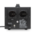 Стабилизатор POWERMAN AVS 1000D, черный, ступенчатый регулятор, цифровые индикаторы уровней напряжения, 1000ВА, 140-260В, максимальный входной ток 7А, 2 евророзетки, IP-20, напольный,  200мм х 150мм х 140мм, 2,3 кг. POWERMAN AVS 1000D
