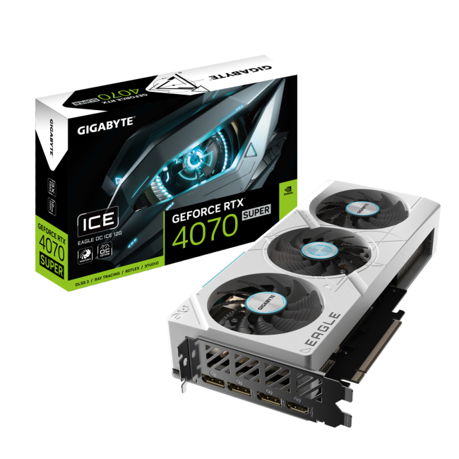 Видеокарта Gigabyte GV-N407SEAGLEOC ICE-12GD Видеокарта Gigabyte GV-N407SEAGLEOC ICE-12GD