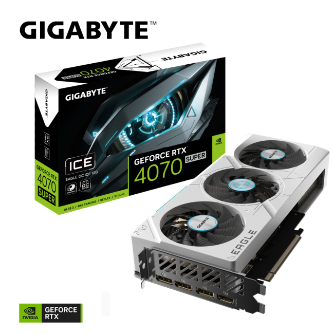 Видеокарта Gigabyte GV-N407SEAGLEOC ICE-12GD Видеокарта Gigabyte GV-N407SEAGLEOC ICE-12GD