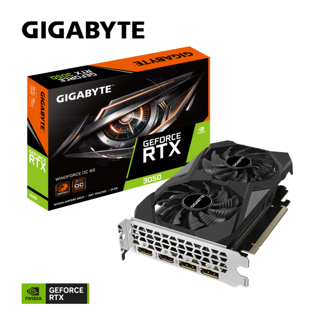 Видеокарта Gigabyte GV-N3050WF2OC-6GD