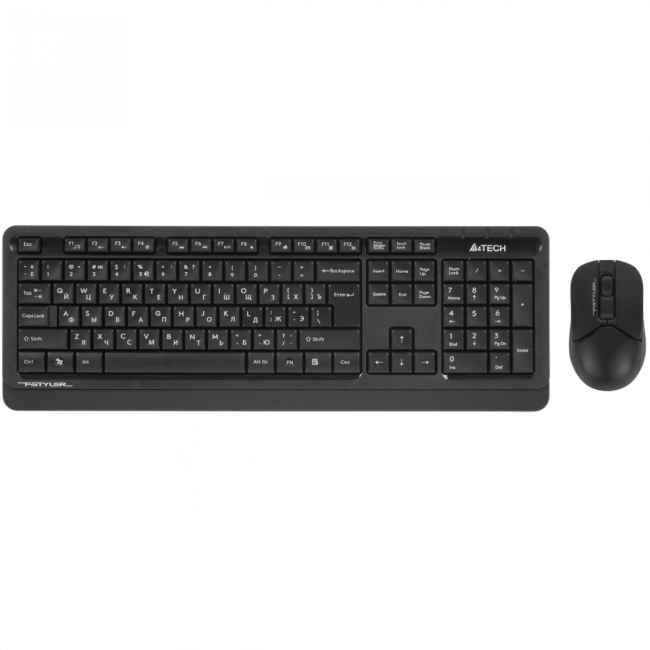 Клавиатура + мышь A4Tech Fstyler FG1012 клав:черный/серый мышь:черный USB беспроводная Multimedia (F A4Tech FG1012 BLACK Клавиатура + мышь A4Tech Fstyler FG1012 клав:черный/серый мышь:черный USB беспроводная Multimedia (F A4Tech FG1012 BLACK