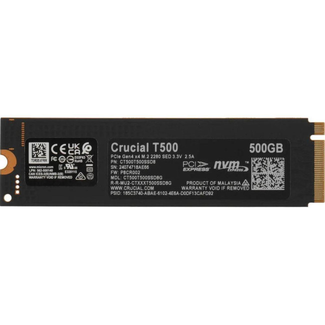 Накопитель SSD Crucial CT500T500SSD8 Накопитель SSD Crucial CT500T500SSD8