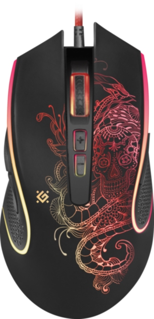 Defender Проводная игровая мышь Venom GM-640L оптика,8кнопок,3200dpi Defender Venom GM-640L