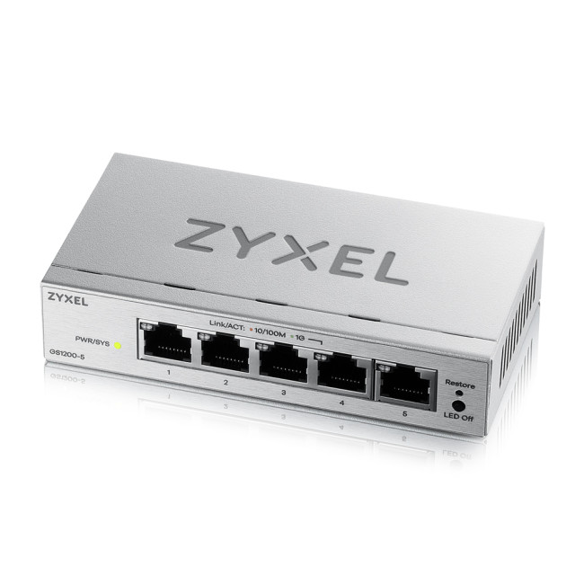 Коммутатор ZYXEL GS1200-5V3-EU0101F Коммутатор ZYXEL GS1200-5V3-EU0101F