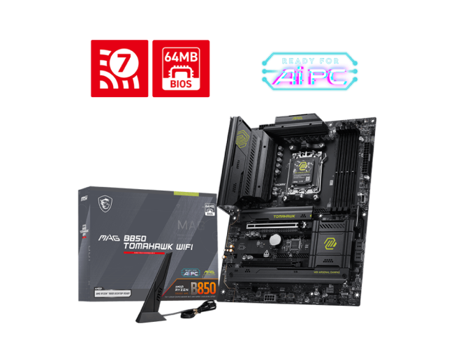 Материнская плата MSI MAG B850 TOMAHAWK WIFI Материнская плата MSI MAG B850 TOMAHAWK WIFI