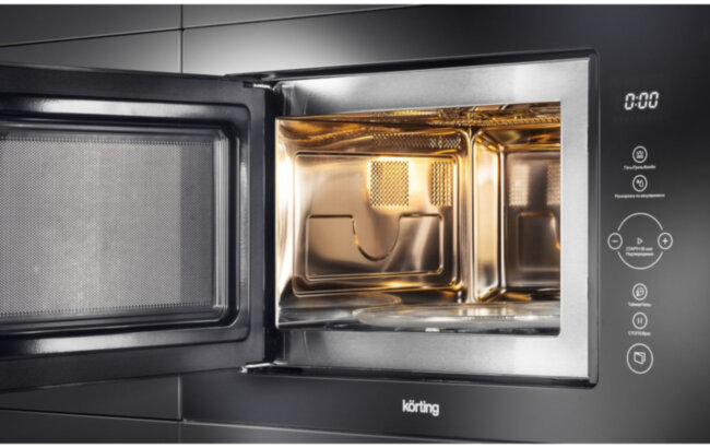 Встраиваемая микроволновая печь Korting Körting KMI 825 TGN Встраиваемая микроволновая печь Korting Körting KMI 825 TGN