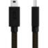 GCR Кабель PROF 1.0m USB 2.0, AM/mini 5P, черно-прозрачный, 28/24 AWG, экран, армированный, морозостойкий, GCR-51197 Кабель Greenconnect 1 м (GCR-51197)