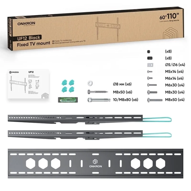 Кронштейн ONKRON ONKRON ONKRON UF12 BLACK