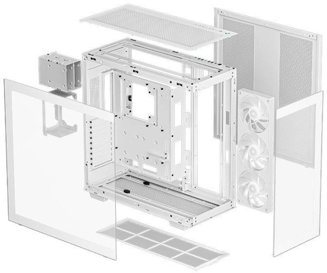 Корпус Deepcool R-CH780-WHADE41-G-1 Корпус Deepcool R-CH780-WHADE41-G-1