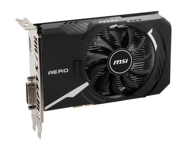 Видеокарта MSI GeForce GT 1030 AERO ITX 4GD4 OC Видеокарта MSI GeForce GT 1030 AERO ITX 4GD4 OC