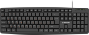 Defender Проводная клавиатура Concept HB-164 RU,черный,104+FN,1.8м Defender 45164