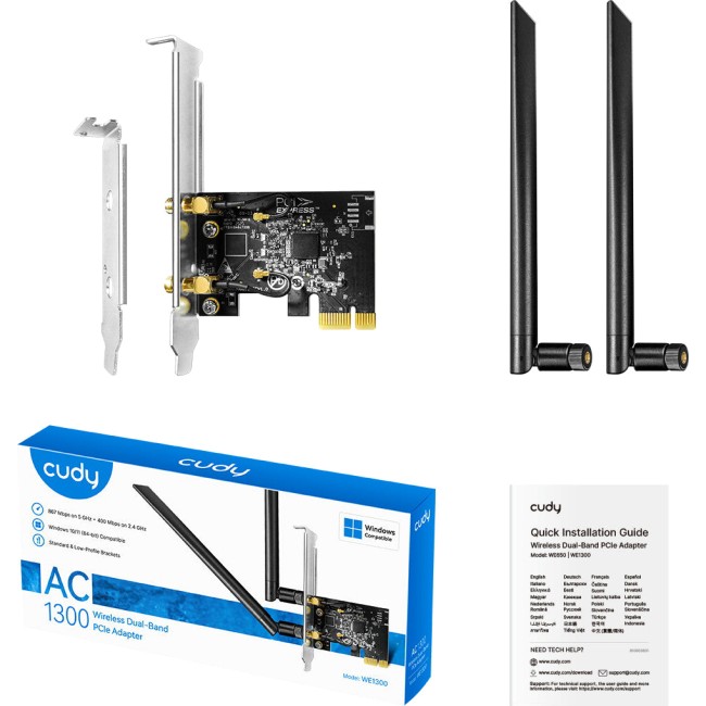 Адаптер Wi-Fi Cudy WE1300 Адаптер Wi-Fi Cudy WE1300