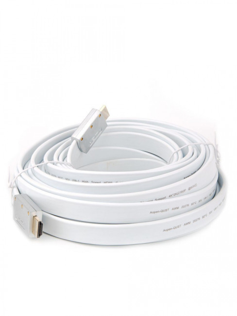 Кабель HDMI 19M/M ver 2.0, 10M, Aopen/Qust <ACG568F-S-10M> серебряно-белый Flat Aopen HDMI (m)- HDMI (m) 10м Кабель HDMI 19M/M ver 2.0, 10M, Aopen/Qust <ACG568F-S-10M> серебряно-белый Flat Aopen HDMI (m)- HDMI (m) 10м