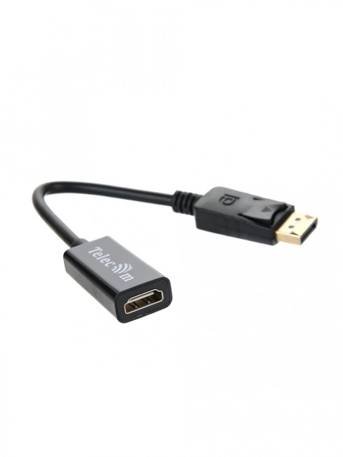 Кабель-переходник DP --> HDMI-F 0.2m , Telecom (TA553) Telecom DP --> HDMI-F 0.2м