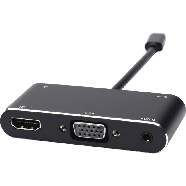Переходник 0.1 m Type-C(m) => HDMI+VGA+USB ATcom AT2810 Переходник 0.1 m Type-C(m) => HDMI+VGA+USB ATcom AT2810