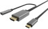 Кабель-адаптер USB 3.1 Type-Cm --> HDMI A(m) 4K@60Hz, 1.8m , PD, Alum Shell,VCOM <CU423MCPD-1.8M> VCOM USB 3.2 Type-C (m) - HDMI (m),USB 3.2 Type-C (m)