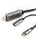 Кабель-адаптер USB 3.1 Type-Cm --> HDMI A(m) 4K@60Hz, 1.8m , PD, Alum Shell,VCOM <CU423MCPD-1.8M> VCOM USB 3.2 Type-C (m) - HDMI (m),USB 3.2 Type-C (m)
