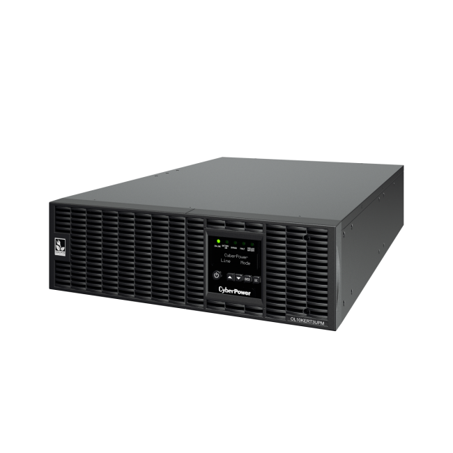 ИБП Online CyberPower 10000VA/10000W USB/RS-232/Dry/EPO/SNMPslot/RJ11/45/без ВБМ (4 IEC С13, 4 IEC C19, 1 Hardwire Terminal Block), 0.8х0.6х0.3м., 25кг. CyberPower OL10KERT3UPM