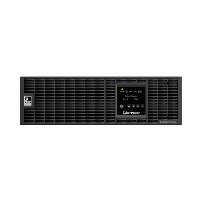 ИБП Online CyberPower 10000VA/10000W USB/RS-232/Dry/EPO/SNMPslot/RJ11/45/без ВБМ (4 IEC С13, 4 IEC C19, 1 Hardwire Terminal Block), 0.8х0.6х0.3м., 25кг. CyberPower OL10KERT3UPM