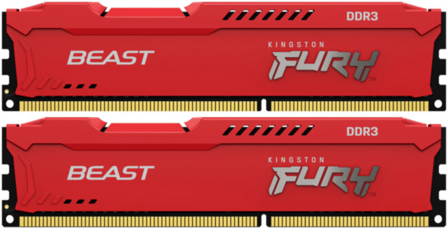 Память оперативная Kingston FURY Beast Red KF316C10BRK2/8