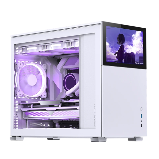 Корпус без блока питания JONSBO D31 STD SCREEN White