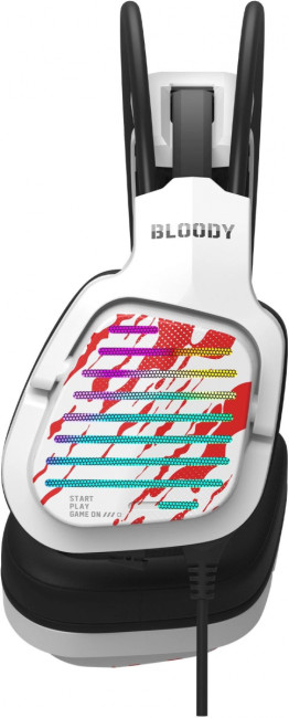 Наушники с микрофоном A4Tech G565 ENERGY WHITE Наушники с микрофоном A4Tech G565 ENERGY WHITE
