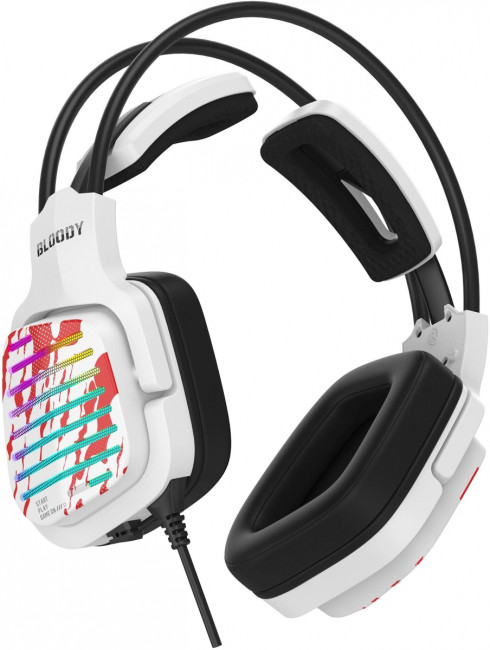Наушники с микрофоном A4Tech G565 ENERGY WHITE Наушники с микрофоном A4Tech G565 ENERGY WHITE