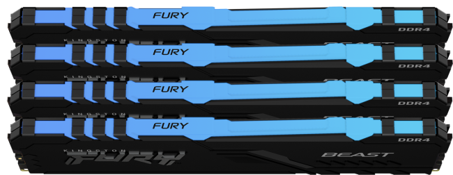 Память оперативная Kingston FURY Beast RGB KF426C16BB2AK4/128