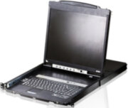 16-портовый KVM-пеКонсоль управления, LCD 19"(1280x1024), лат./рус. клав., 16-портовый KVM-переключатель,  +1 remote user(SPHD18(Male)),2хUSB(Тип а Female),  KVM-порты: SPHD15(Female), каскадирование. ATEN CL5816NR 16-портовый KVM-пеКонсоль управления, LCD 19"(1280x1024), лат./рус. клав., 16-портовый KVM-переключатель,  +1 remote user(SPHD18(Male)),2хUSB(Тип а Female),  KVM-порты: SPHD15(Female), каскадирование. ATEN CL5816NR