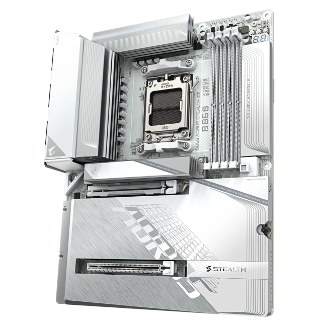 Материнская плата GIGABYTE B850 A STEALTH ICE