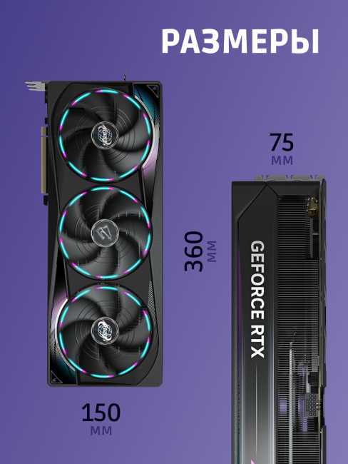 Видеокарта GIGABYTE GV-N5080AORUS M-16GD Видеокарта GIGABYTE GV-N5080AORUS M-16GD
