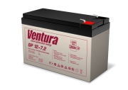 Батарея Ventura серия GP, GP12-7.2, напряжение  12B, емкость 7.2Ач (разряд 20 часов), макс. ток заряда 1.8А,  свинцово-кислотная типа AGM,  клеммы  T2, ДШВ  151х65х100мм, вес 2.15кг Ventura GP12-7.2