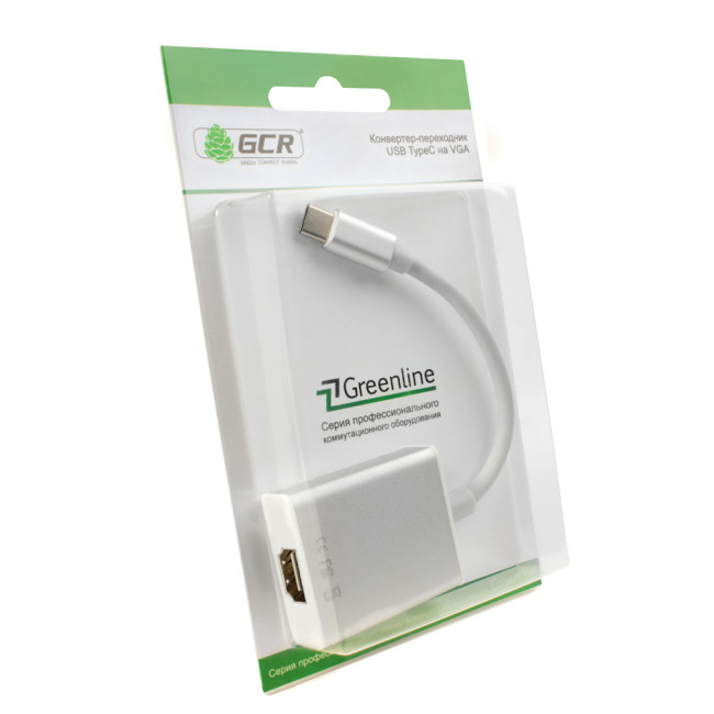 Greenconnect Переходник USB TypeC > HDMI 19F Greenconnect серия Greenline, GCR-UTC2HD Greenconnect USB TypeC > HDMI 19F Greenconnect серия Greenline