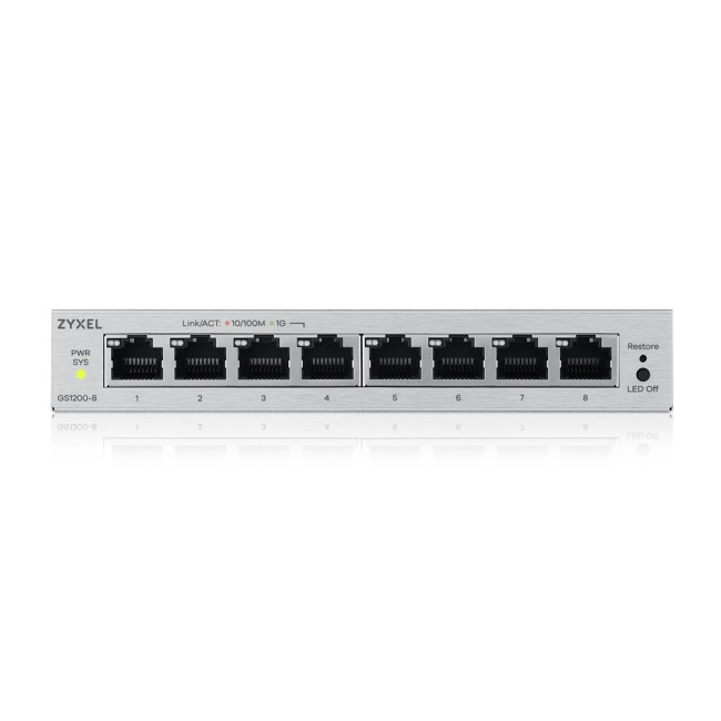 Коммутатор ZYXEL GS1200-8V3-EU0101F Коммутатор ZYXEL GS1200-8V3-EU0101F