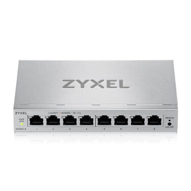 Коммутатор ZYXEL GS1200-8V3-EU0101F Коммутатор ZYXEL GS1200-8V3-EU0101F