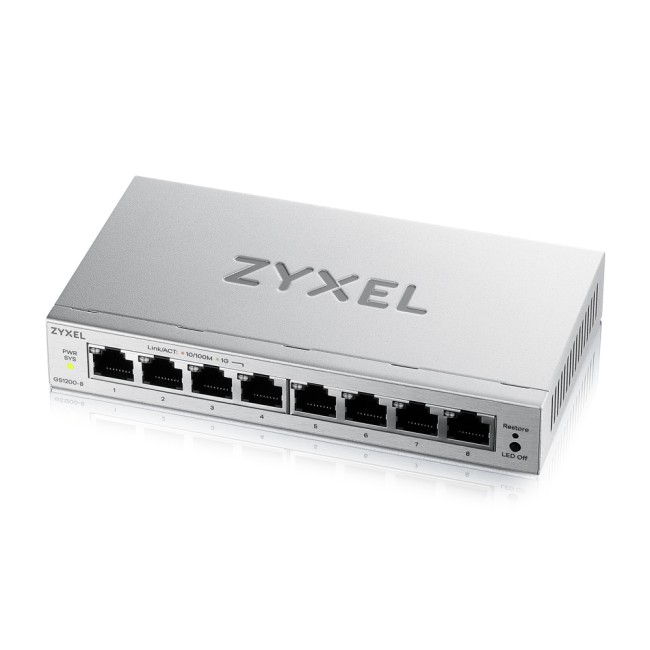Коммутатор ZYXEL GS1200-8V3-EU0101F Коммутатор ZYXEL GS1200-8V3-EU0101F