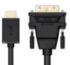 GCR Кабель 2.0m HDMI-DVI черный, GOLD, 19M / 25M Dual Link, 28 AWG, тройной экран Greenconnect GCR-52172