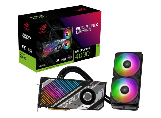 Видеокарта ASUS ROG STRIX LC-RTX4090 O24G GAMING 90YV0IY0-M0NA00 Видеокарта ASUS ROG STRIX LC-RTX4090 O24G GAMING 90YV0IY0-M0NA00