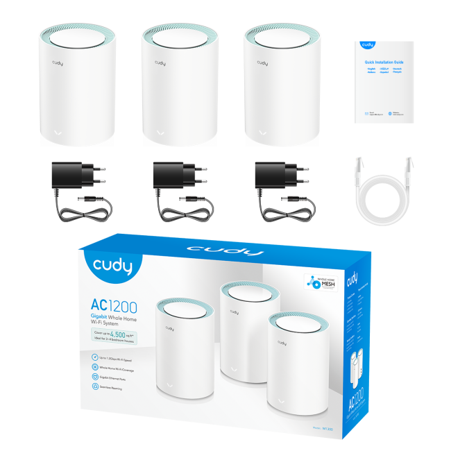 Wi-Fi Mesh-система Cudy M1300(3-Pack)