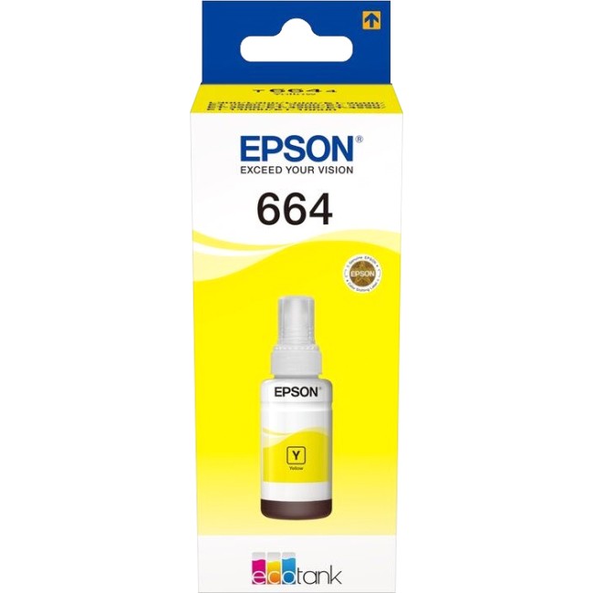 Чернила Epson L100 Yellow ink bottle 70ml (C13T66444A)
