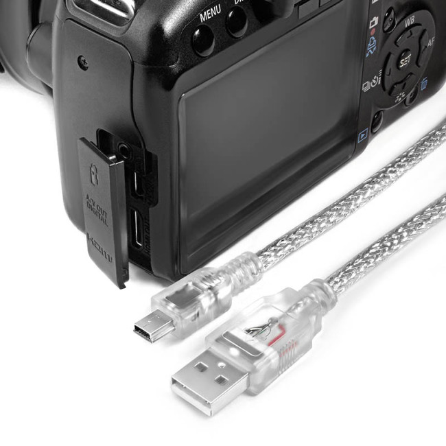 Greenconnect Кабель PROF 3.0m USB 2.0, AM/mini 5P, прозрачный, ферритовые кольца, 28/24 AWG, экран, армированный, морозостойкий, GCR-UM1M5P-BD2S-3.0m Greenconnect USB 2.0 Type-AM - miniUSB 3м