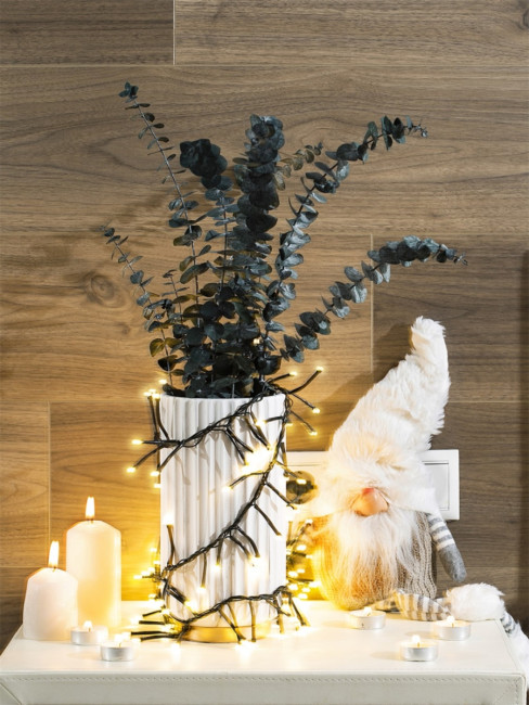 Гирлянда Гирлянда 250LED 220V, 8 режимов, 5 м, нить, мягкий белый