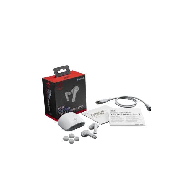 Гарнитура ROG CETRA TRUE WIRELESS/WHITE ASUS 90YH03X1-B5UA00