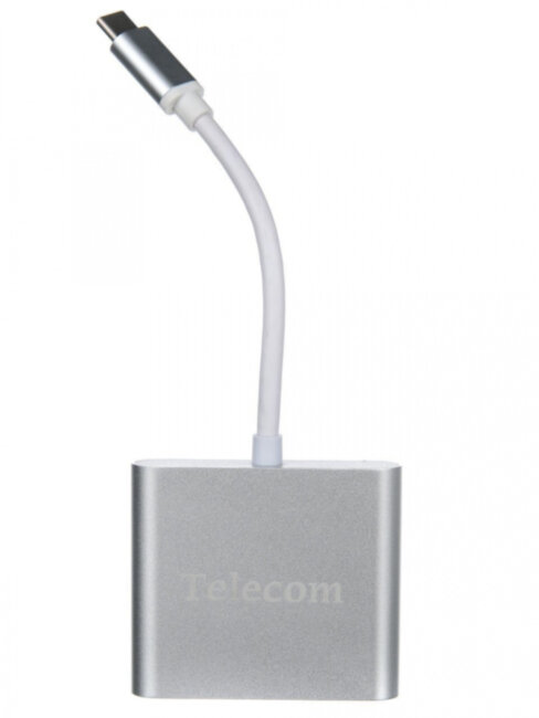 Кабель-концентратор USB3.1 TypeCm -->HDMI+USB3.0 +PD charging 4K@30Hz, Telecom<TUC010> Telecom TUC010 Кабель-концентратор USB3.1 TypeCm -->HDMI+USB3.0 +PD charging 4K@30Hz, Telecom<TUC010> Telecom TUC010