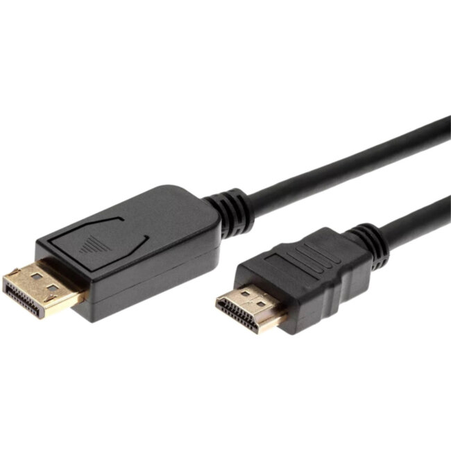 Кабель-переходник DisplayPort M-> HDMI M 4K@30Hz 1.8m iOpen (Aopen/Qust) <ACG608-1.8M> VCOM ACG608-1.8M Кабель-переходник DisplayPort M-> HDMI M 4K@30Hz 1.8m iOpen (Aopen/Qust) <ACG608-1.8M> VCOM ACG608-1.8M