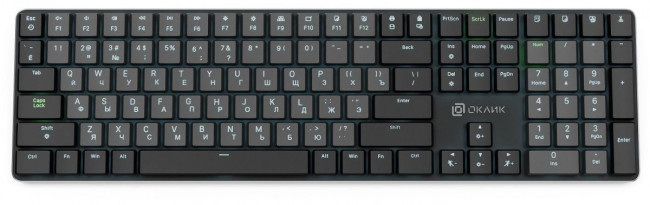 Клавиатура Oklick K953X механическая черный/серый USB Multimedia LED (1901086) Oklick 1901086 Клавиатура Oklick K953X механическая черный/серый USB Multimedia LED (1901086) Oklick 1901086