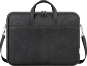 Defender Сумка для ноутбука Solid 15.6" PU кожа, черный, карман Defender 26091