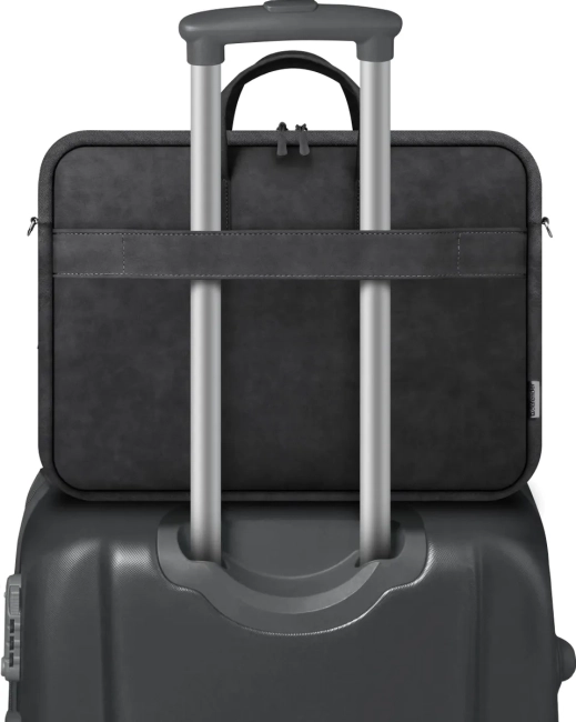 Defender Сумка для ноутбука Solid 15.6" PU кожа, черный, карман Defender 26091