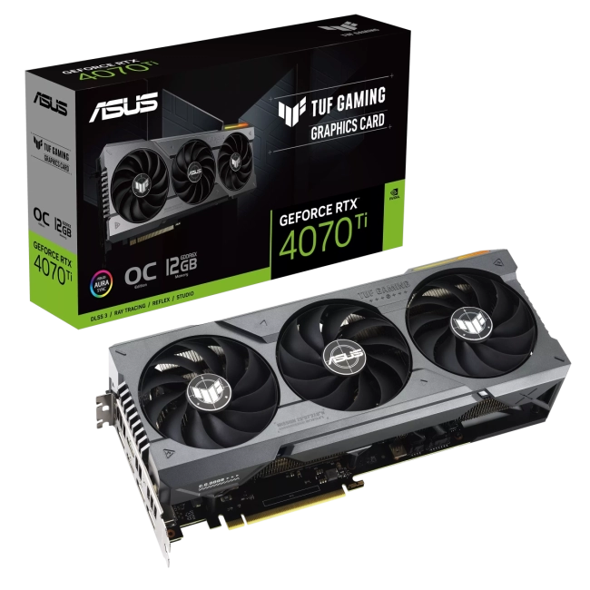 Видеокарта ASUS TUF-RTX4070TIS-O16GGAMING Видеокарта ASUS TUF-RTX4070TIS-O16GGAMING